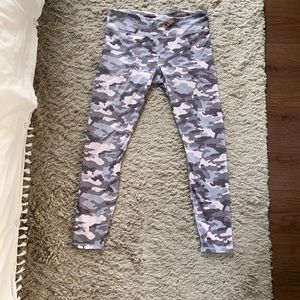 Powerhold Fabletics Camo Leggings, Size M